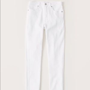 NWT Abercrombie & Fitch High Rise Super Skinny Jeans, White, 25S